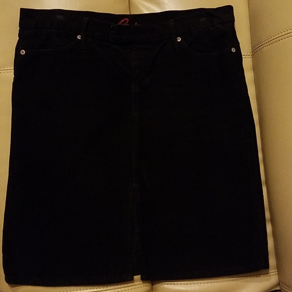 BLUE CULT CORDUROY SKIRT